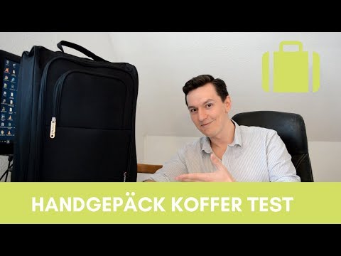 [5 Cities Handgepäck Koffer Test - 2018] Trolley unter 20 € (Maße: 55x40x20cm)