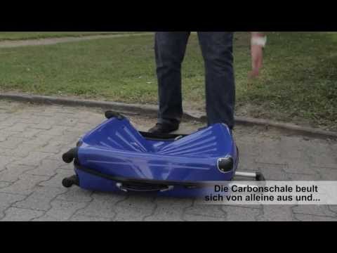 XAVION® Trolley Koffer, Vergleich: 100% Polycarbonat vs. ABS-Poly-Mix, DEUTSCH